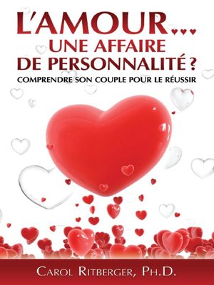 cover image of L'amour... une affaire de personnalité?